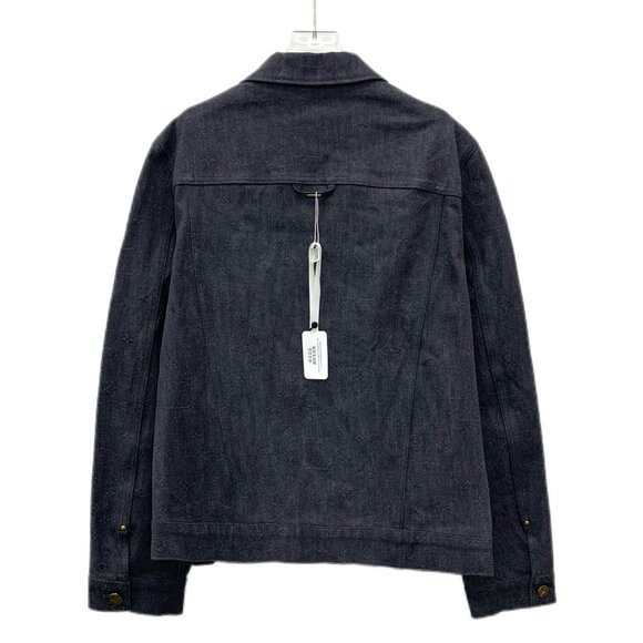 Louis Vuitton Limited Edition Monogram Denim Jacket Size EU 50 Made In Italy - Picture 2 of 8